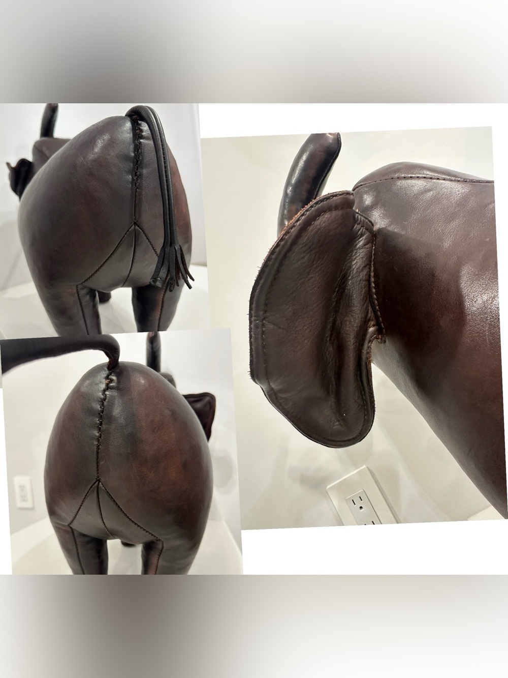 Omersa Standard Leather Brown Elephant
Home Accent H: 51cm, L: 52cm, W: 23cm - Picture 9 of 16